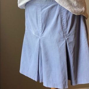 Isaac Mizrahi micro corduroy box-pleat skirt. 10